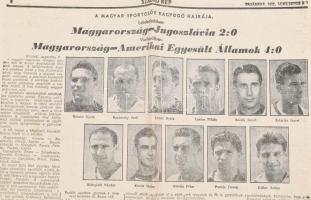 1952 Szabad Nép. 1952. aug. 3. X. évf. 182. száma. Benne a kor híreivel, közte a Helsinki olimpia hí...