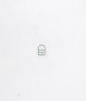 Cseh Alt-Wien porcelán kínáló tál. Matricás, jelzett, minimális kopással d: 26 cm