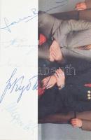 1980 Szovjet-Magyar közös űrrepülés program résztvevői Farkas Bertalan (1949-), Magyari Béla (1949-2...