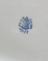 Herendi 1942, petrezselyemmintás dohányzó készlet, jelzett, kopásnyomokkal