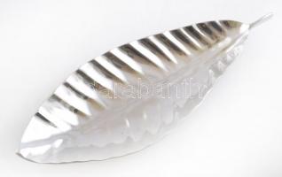 Nagy fém, leveles kínáló, h: 50 cm