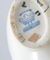 Aquincum Hévíz és Pannonhalma, váza, kopásnyomokkal, jelzett, m: 10 cm