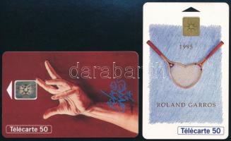 1994-95 Roland Garros telefonkártya.