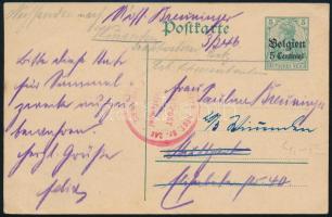 German occupation during World War I - Belgium 1916, Német megszállás az I. világháború alatt - Belgium 1916