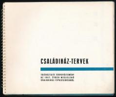 1967 Családiház tervek. Tájékoztató tervgyűjtemény az 1967-ben megjelent családiház típustervekről. ...
