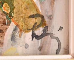 Cs. Pataj Mihály (1921-2008): Csokor. Olaj, farost, jelzett, fakeretben, 28,5×19 cm