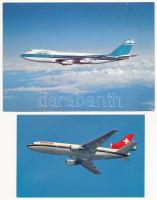 22 db MODERN motívum képeslap: repülők / 22 modern motive postcards: airplanes, aircrafts