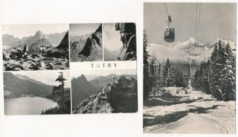 17 db MODERN Magas Tátra képeslap / 17 modern Vysoké Tatry postcards (High Tatras)