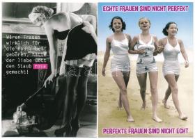 23 db MODERN használatlan finoman erotikus motívum képeslap, duplikáltakkal / 23 modern unused gently erotic motive postcards, some duplicate copies