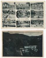 10 db RÉGI erdélyi város képeslap: Szováta, Gyilkos-tó / 10 pre-1945 Transylvanian town-view postcards: Sovata, Lacul Rosu