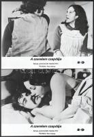 cca 1985 előtt készült ,,A szerelem csapdája című mexikói film jelenetei és szereplői, 6 db vintage produkciós filmfotó, a használatból eredő (esetleges) kisebb hibákkal, ezüst zselatinos fotópapíron, 18x24 cm