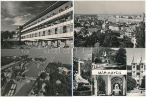 36 db MODERN magyar fekete-fehér retro város képeslap / 36 modern Hungarian black and white town-view postcards