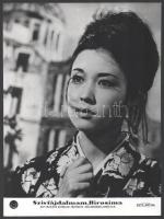 cca 1959 ,,Szívfájdalmam, Hirosima" című japán film jelenetei és szereplői, 7 db vintage produk...