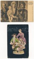 40 db RÉGI képeslap vegyes minőségben: motívumok és városok / 40 pre-1945 postcards in mixed quality...