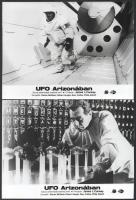 cca 1980 ,,UFO Arizónában című amerikai film jelenetei és szereplői, 6 db vintage, produkciós filmfotó, a használatból eredő (esetleges) kisebb hibákkal, ezüst zselatinos fotópapíron, 18x24 cm
