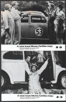 cca 1977 ,,A kicsi kocsi Monte Carlóba megy" című amerikai filmvígjáték jelenetei és szereplői,...