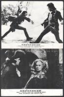 cca 1970 ,,Szélvihar - a kapitány leánya" című olasz - jugoszláv film jelenetei és szereplői, 4...