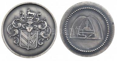 Lapis András (1942-) 1976. "Centenáriumi Ipari Vásár - Szeged 1976" ezüstpatinázott emléké...