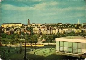 1965 Budapest I. Vérmező és Déli pályaudvar, villamos. Képzőművészeti Alap (EB)