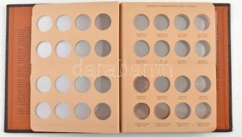"UNITED STATES MODERN COMMEMORATIVE HALF DOLLARS" előnyomott gyűjtőmappa féldolláros érmék...