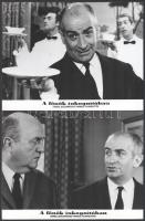 cca 1966 ,,Főnök inkongnitóban" című francia filmvígjáték jelenetei és szereplői (köztük Louis ...