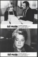 cca 1973 ,,Égő pajták - egy vizsgálóbíró rögeszméje" című francia - olasz film jelenetei és sze...