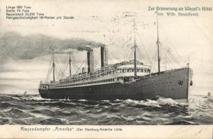 Giant steam boat "Amerika"