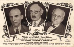 Imrédy, Teleki, Kánya