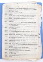 cca 1950 Vaszary János (1899-1963) Kölcsönadott élet c. novellájának 12 oldalas + Ismeretlen című da...