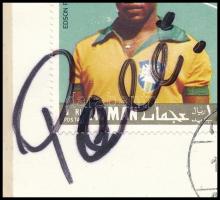 1968 Pelé, eredeti nevén Edson Arantes do Nascimento (1940-) háromszoros világbajnok brazil labdarúg...