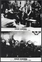 cca 1976 ,,Chilei kantáta című kubai film jelenetei és szereplői, 7 db vintage produkciós filmfotó, a használatból eredő (esetleges) kisebb hibákkal, ezüst zselatinos fotópapíron, 18x24 cm