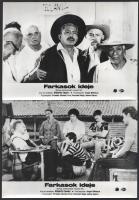cca 1989 előtt készült ,,Farkasok ideje című mexikói film jelenetei és szereplői, 6 db vintage produkciós filmfotó, a használatból eredő (esetleges) kisebb hibákkal, ezüst zselatinos fotópapíron, 18x24 cm