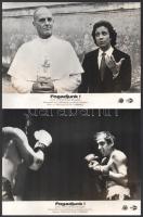 cca 1987 ,,Fogadjunk!" című olasz filmvígjáték jelenetei és szereplői, 5 db vintage produkciós ...