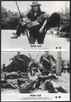 cca 1983 ,,Fehér Toll" című NDK - mongol westernfilm jelenetei és szereplői, 6 db vintage produ...