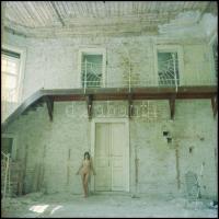 cca 1992 előtt készült akt felvételek, 13 db vintage NEGATÍV Menesdorfer Lajos budapesti fotóművész ...