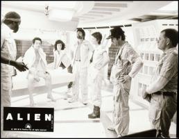 cca 1979 ,,Alien - az idegen, a szörny" című amerikai sci-fi film jelenetei, 9 db produkciós NE...