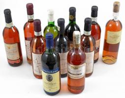 10 palack Kunsági, alföldi bor: Somodi pincészet, ásotthalmi, csongrádi borok: fehér, vörös, rozé. B...