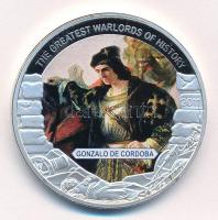 Libéria 2011. 5$ Cu "Nagy Hadvezérek - Gonzalo de Cordoba" multicolor festéssel, kapszuláb...