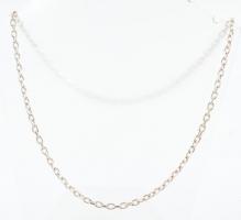 Ezüst(Ag) masszív anker nyaklánc, jelzett, h: 45,5 cm, nettó: 6,7 g