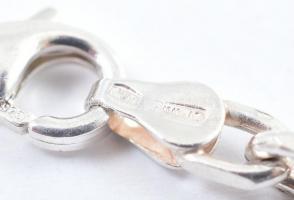 Ezüst(Ag) masszív anker nyaklánc, jelzett, h: 45,5 cm, nettó: 6,7 g