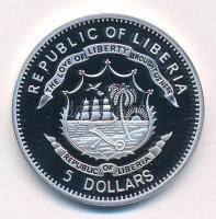 Libéria 2011. 5$ Cu "Nagy Hadvezérek - Helmuth von Moltke" multicolor festéssel, kapszuláb...