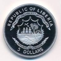 Libéria 2011. 5$ Cu "Nagy Hadvezérek - Mihail Kutuzov" multicolor festéssel, kapszulában T...