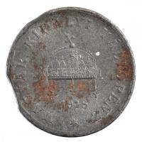 1918. 2f Fe technológiai hibás veret (lapkavég) T:3
Adamo K2.1