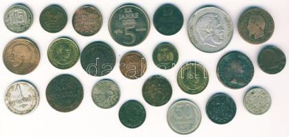 Kis tétel vegyes világpénz, benne Ag T:vegyes