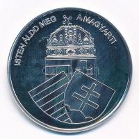 DN "Nemzetünk nagyjai - Szent-Györgyi Albert" kétoldalas Ag emlékérem tanúsítvánnyal (10,3...