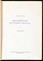 Genthon István: Magyarország művészeti emlékei 1-2. köt. 1. Dunántúl. 2. köt.: Duna-Tisza köze, Tisz...