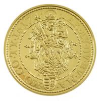 DN "Magyar aranypénzek utánveretben - II. Mátyás aranyforint 1617" aranyozott Ag emlékérem kapszulában, tanúsítvánnyal (5,5g/0.333/25mm) T:PP