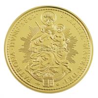 DN "Magyar aranypénzek utánveretben - V. Ferdinánd dukát" aranyozott Ag emlékérem kapszulá...