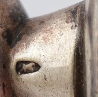 Omega ezüsttokos, mechanikus zsebóra, stopperes, kronográfos, pontosan jár, számlap javított, sérült...