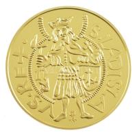 DN "Magyar aranypénzek utánveretben - II. Ulászló aranyforint" aranyozott Ag emlékérem kapszulában, tanúsítvánnyal (5,5g/0.333/25mm) T:PP